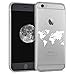 Price comparison product image kwmobile TPU Silicone Case for Apple iPhone 6 / 6S - Crystal Clear Smartphone Back Case Protective Cover - White/Transparent
