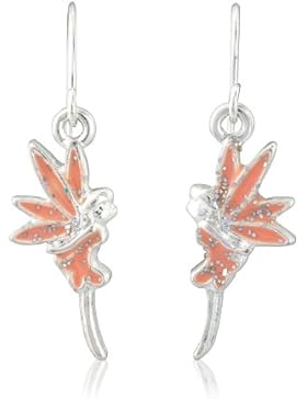 Glitzernde Kinder Feen Ohrringe, passend zum Perlen Armband, mit glitzernder Feen-und Perlen Halskette