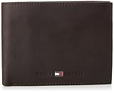  Tommy Hilfiger Herren JOHNSON CC FLAP AND COIN POCKET Geldbörsen, Braun (BROWN 204), 13x10x2 cm