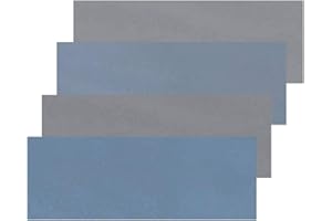 JEDEBARTEY 4PCS Sandpaper, Wet Dry Waterproof Sand Paper, 1000 2000 3000 5000 Grit Sanding Paper