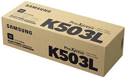 Samsung CLT-K503L/ELS Original Toner Schwarz – Kompatibel mit: SL-C3010ND | C3060FR - 3