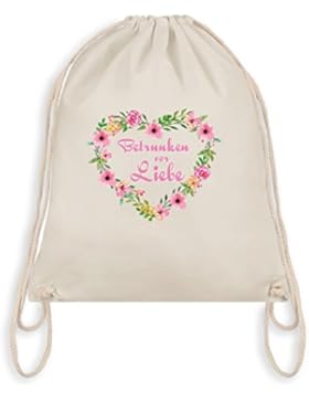 JGA Junggesellinnenabschied - Betrunken vor Liebe - JGA Braut - Turnbeutel I Gym Bag