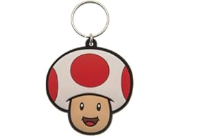 SUPER MARIO Nintendo Porte-Clés Toad Multicolor RK 38926C