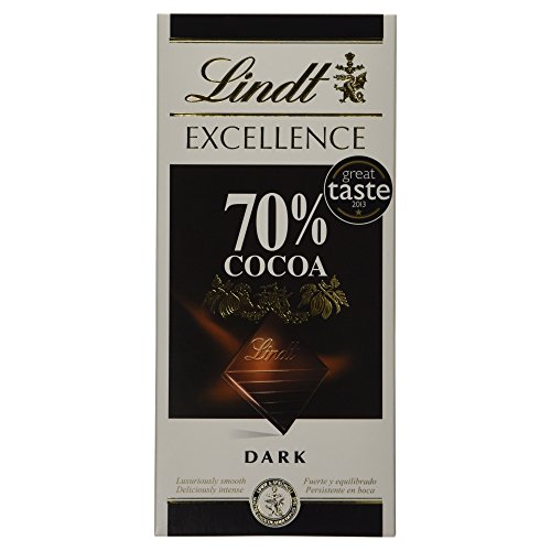 Preisvergleich Produktbild Lindt Excellence 70% Chocolate 100 g (Pack of 5)
