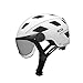 Produktbild Abus Erwachsene Hyban + Fahrradhelm, White Cream-Smoke Visor, M (52-58 cm)