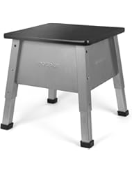 Caja pliométrica (PLYO) de SportPlus, caja de saltos para crossfit y entrenamiento pliométrico, regulable en altura, peso de usuario hasta 120 kg