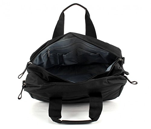 Bugatti Cosmos Aktentasche mit Laptopfach 17 Zoll Schwarz