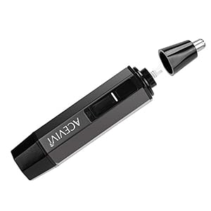ACEVIVI Professional Wet/Dry Nose Ear and Facial Hair Trimmer with LED Light - Salon Grade Micro-Groomer - Image 7