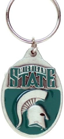 Michigan State Spartans Pewter Key Chain