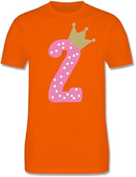 Geburtstag Kind - 2. Geburtstag Krone Mädchen - Kinder T-Shirt