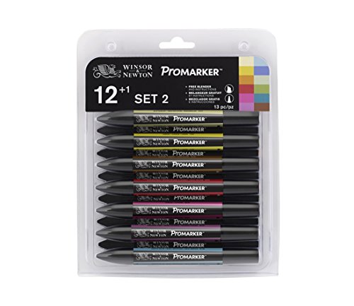 Winsor&Newton, ProMarker Letraset - Juego de rotuladores Pantone de doble punta