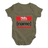 TWISTED ENVY Baby Mädchen (0-24 Monate) Body Gr. 3-6 Monate, Khaki
