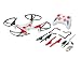 Produktbild Revell Control RC Quadrocopter für Einsteiger, ferngesteuert mit 2,4 GHz Fernsteuerung, robust, Wechsel-Akku, Headless, Flip-Funktion, Geschwindigkeitsstufen, LED-Beleuchtung, Propellerschutz - 23937