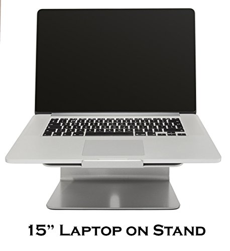 Bramley Power Premium Qualität Aluminium Laptop Ständer für Apple Macbook Pro/Air, Dell, Lenovo, HP, Fujitsu und alle 27,9 cm zu 38,1 cm Laptops - 4