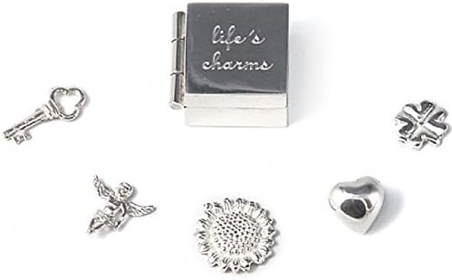 Sterling Silver - Life's Charms in Silver Box - Tales From The Earth - Perfect Christening/Naming Day Gift