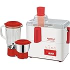 Maharaja Whiteline JMG Royal Happiness JX-118 450-Watt Juicer Mixer Grinder (Red/White)