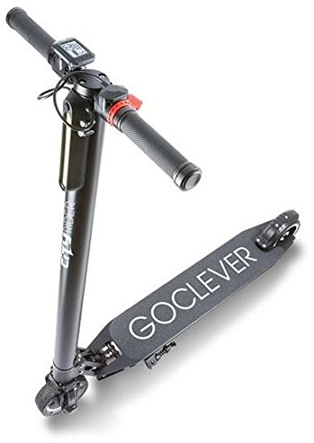 GOCLEVER City Rider Black 5 LG Akku E Bike Scooter Elektroroller LED-Beleuchtung LCD-Display LG Akku 6,6Ah 250W 20 km/h