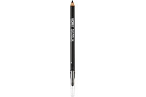 Korff Crayon Yeux Cure Make Up Doux avec Désodorisant pour Infinite Dégradée, Couvre Moyenne, Soin Défini et Intense, 01 Noir