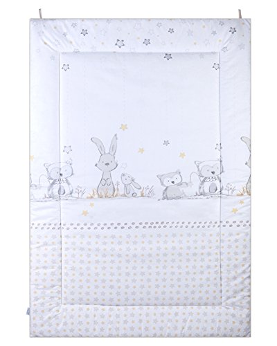 Julius Zöllner 9500116130 Krabbeldecke Häschen und Eule, 95 / 135 cm