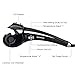 ChiTronic® Showliss Pro Hair Curling Iron Automatic Curler Machine, Ceramic Curl Chamber, LCD Display 180-230°C Temperature Control (Black)