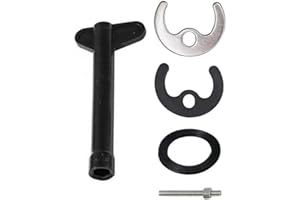Fixation De Rechange Robinet De Kit,Remplacement Mitigeur Lavabo Fixation,Fixation En Fer À Cheval Écrou,Montage Monotrou Robinet Avec Vis,Supports De Fixation Évier,Avec Clé,Kiuiom
