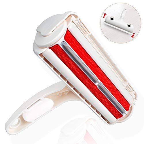 FUKTSYSM Pet Hair Remover Brush - Reusable Pet Hair Remover Roller for Furniture, Easy to Clean Pet Hair Removal - Remove Dogs, Cats and Other Pet Hairs From Furniture, Bedding