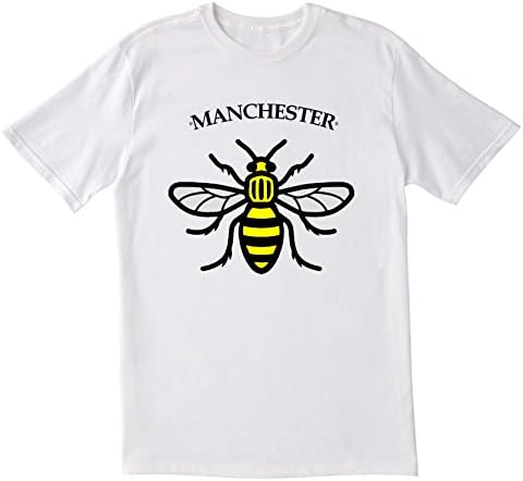 Manchester Bee, Mancunian Worker Bee, Manchester Bee TShirt, Unisex T Shirt, Casual T Shirt Medium