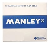 Color negro Manley 30 - Ceras, 12 unidades