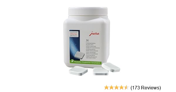 2 x Jura 62535 Gastro Reinigungstabletten 25 Stück Dose 2 Phasen Tabs