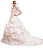 HBH Hamburger Brautmode Brautkleid WD1006, Weiß, 52/54