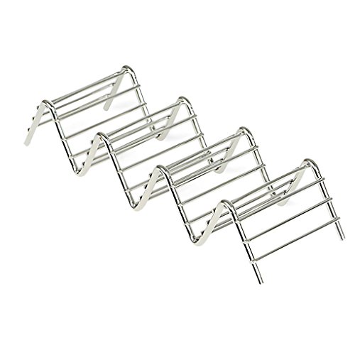 Taco Holder Taco Stand Stainless Steel Rustproof Rack Bracket Tray Style for Baking Dishwasher Regard