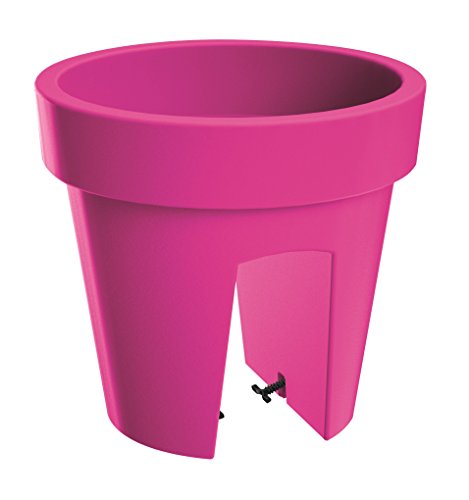 Balkonkiste Blumenkasten Geländerkasten Balkonkasten Geländertopf L 250 mm fuchsia Lofly