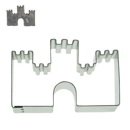 Burg Burgen Schloß 8cm Ausstecher Ausstecherform Edelstahl