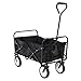 Produktbild Charles Bentley Explorer - Klappbarer Handwagen - geeignet für Garten & Festivals - belastbar bis 70 kg - schwarz - 87 x 55 x 59 cm (L x B x H)