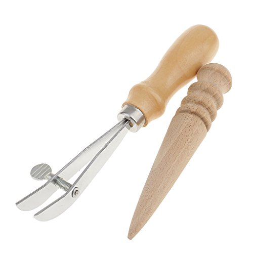MagiDeal 39 Stück / Set Fertigkeit DIY handgemachte Werkzeuge Schlags-Edger Trench Geräte Gürtel Schlags Set Lederhandwerkzeuge - 4