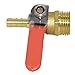 Produktbild Homyl Messing Kugelhahn Absperrhahn mit Hebel für Öl Gas Schlauch - 10 mm