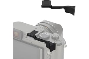 JJC Poignée en Métal pour Appareil Photo Leica Q3 43 Q3, Meilleur équilibre et Prise en Main, Support de Pouce Q3 43 Q3 pour Une Meilleure Prise en Main