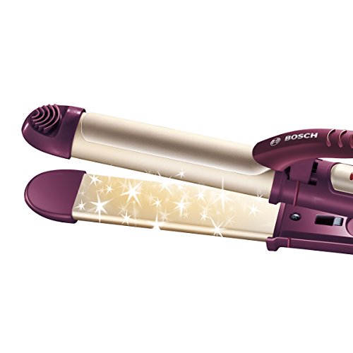 Bosch Lockenstyler + Haarglätter PHC2520, 45 Watt, purpurrot - 3