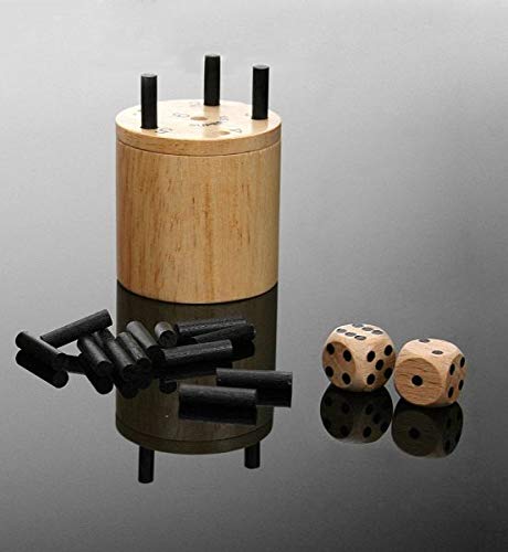 BestSaller Super Six - Juego de Dados de Madera