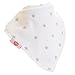 Zippy Bandana Dribble Bibs, Super Absorbent For Teething Babies, Fits Newborn To Toddler, Award Winning, 4 Pack (Unisex Grey and White)