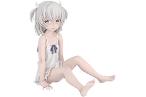 Ciyoulio Desktop Figure Sitting MakotoShiroikone Anime Noodle Stopper Figure, Cute Car Ornament Figure, Anime Girl Figures, Collectible