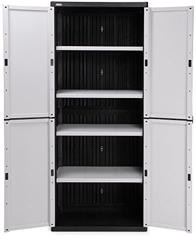 Kunststoffschrank Ondis24 mit 4 Einlegeböden Universalschrank Mehrzweckschrank - 2