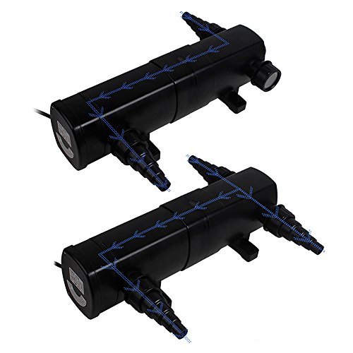 Forever Speed UVC Teichklärer Vorklärgerät Lichtfilter Wasserklärer (18W/24W/36W) CUV-218 (18W) - 2