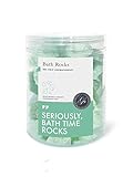 Bath Bomb Rocks (250g Sea Kelp) - Best Gift Idea - Highest Quality Ingredients & Shea Butter for Moisturizing Dry Skin - Ultra Essential Oil Handmade Spa Fizzies - Top Relaxation Box