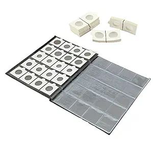 Lewano Coin Storage Album with Coin Holder - Black (240 Pocket)