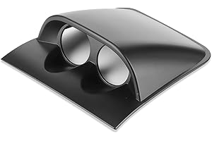 KIMISS 2in Dual Gauge Dash Pod, Dash Gauge Pod Dual Hole Auto Meter Halterung Halterung Universal Auto Zubehör(Schwarz)