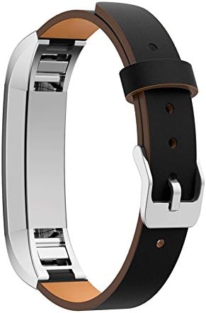 For Fitbit Alta Strap, SRANDER Genuine Leather Alta/Alta HR Bands Smart Watch Heart Rate Fitness Wristband Bracelet Band Replacement Accessories(Tracker Not Including)
