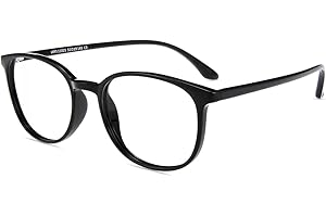 Firmoo Okulary do czytania, blokujące niebieskie światło, klasyczne kwadratowe okulary do czytania do komputera, filtr UV niebieskie światło, okulary do czytania do książki ekranowej