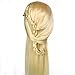 Neverland Beauty 22 Inch 30% Real Human Hair Hairdressing Cosmetology Training Head Blonde Mannequin Head Hairdresser Training Head with Clamp for College and Professional Use #613