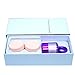 Electric Makeup Blender Puff,ETTG 3D Electric Beauty Makeup Blender Powder Puff Vibrating Foundation Puff Electronic Cosmetic Sponge-Purple